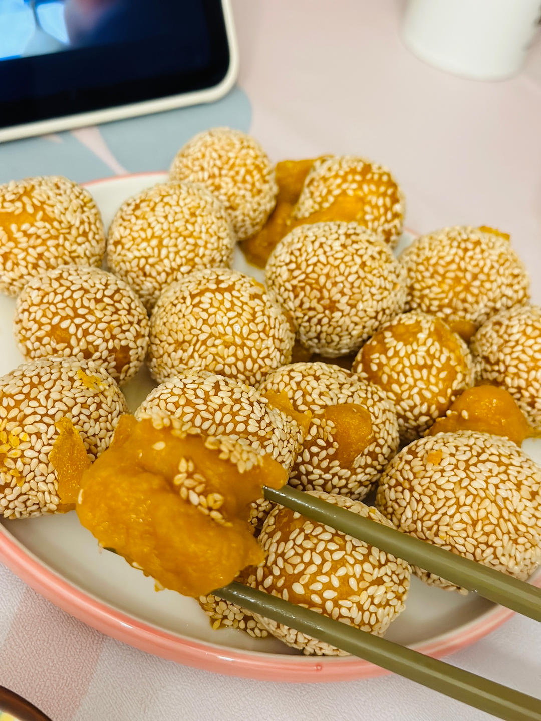 南瓜芝麻球