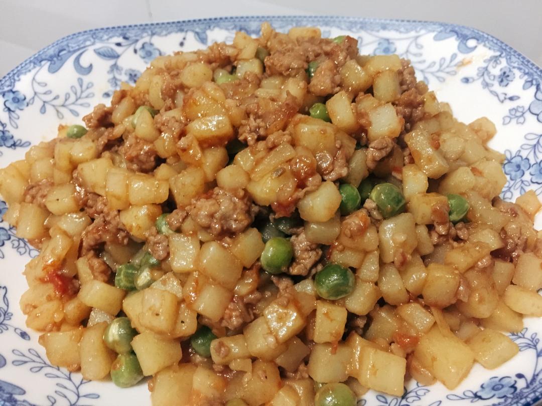 求人吃饭~土豆碎牛肉