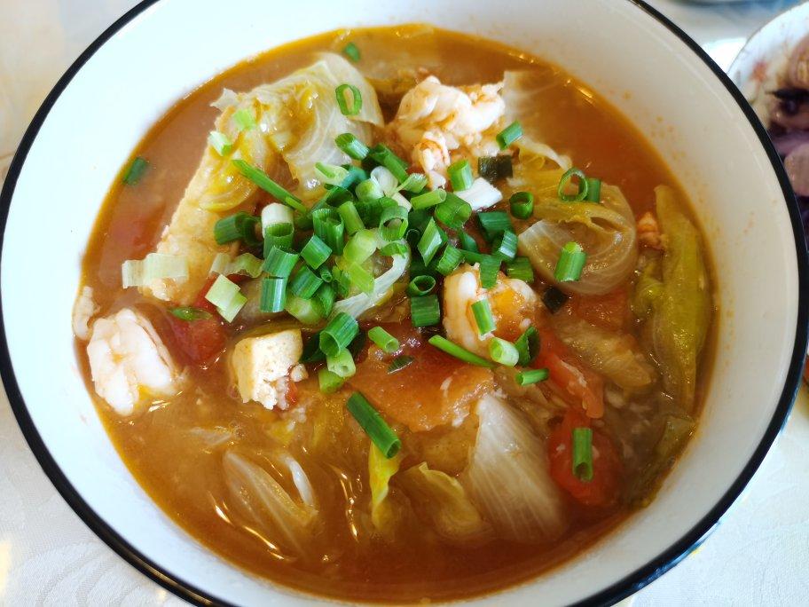 鲜虾豆腐煲