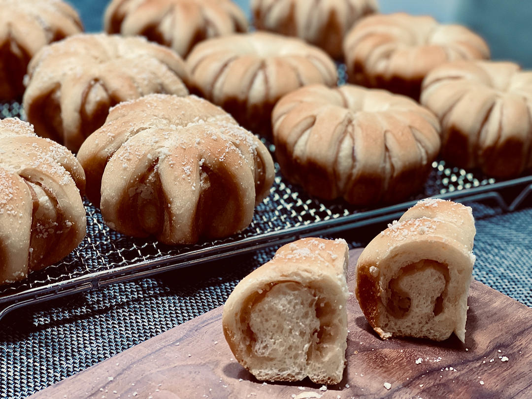 香芋皇冠面包，保存3天仍松软