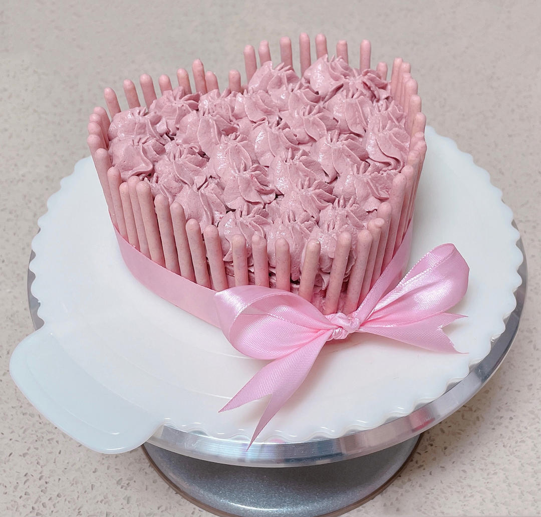 心形红丝绒蛋糕（情人节520表白+新手快速裱花）