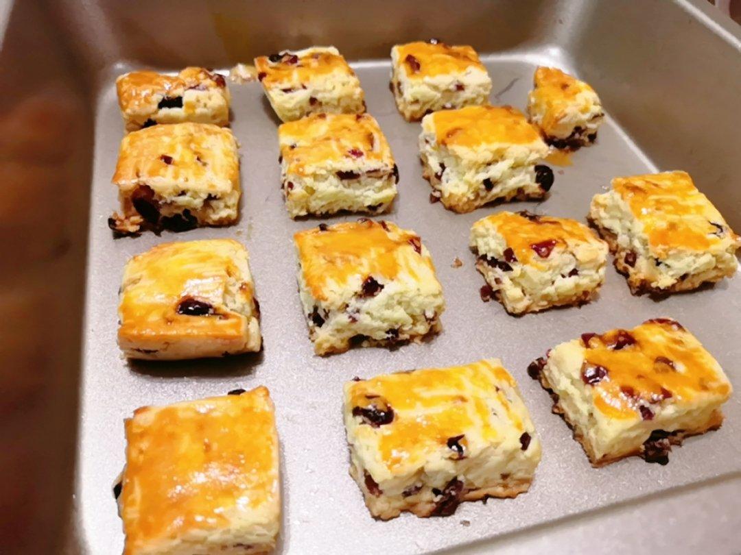 （低糖版）宝宝蔓越莓奶酥 超酥、松、软 辅食、零食）