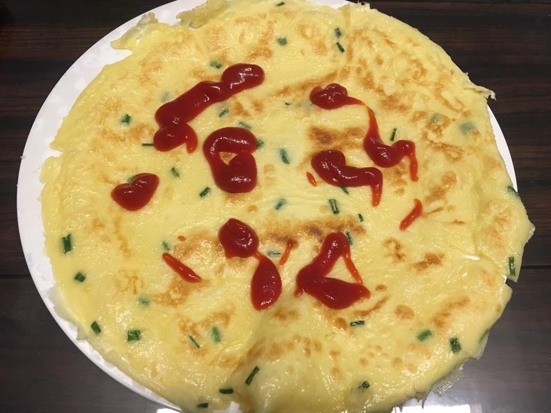 葱花鸡蛋饼