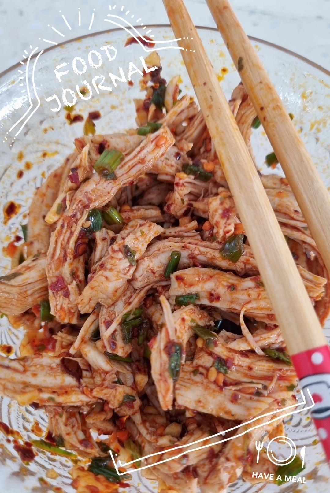 ✅ 第6道快手低脂菜✨清爽美味的柠檬鸡丝🍋鸡胸肉满分吃法💯
