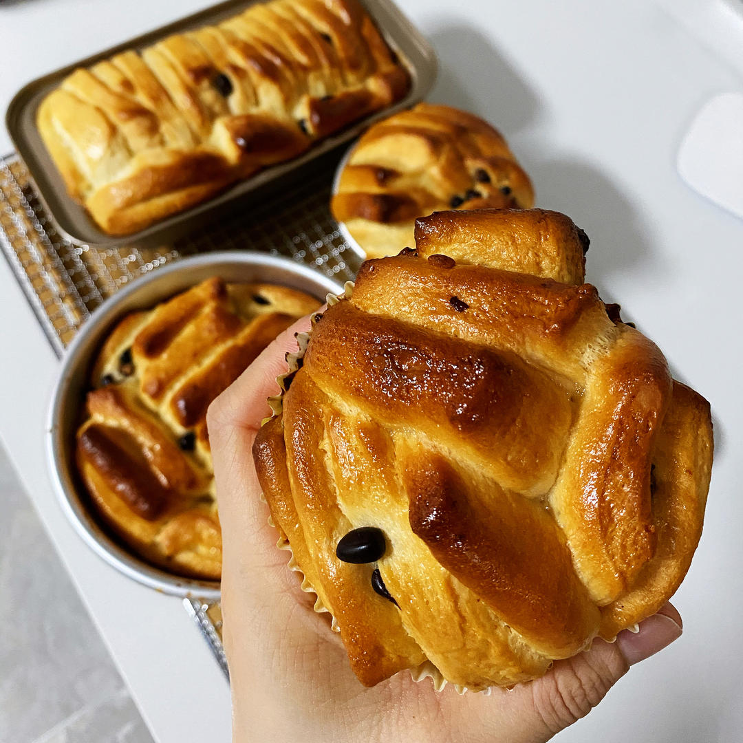 日式炼乳蜜豆面包