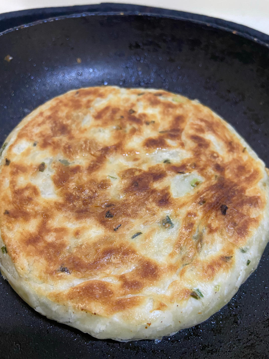 手抓饼版韭菜盒子