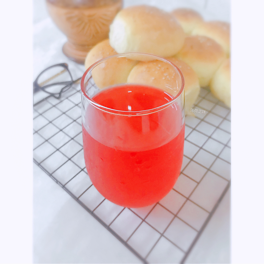纯纯的蔓越莓梨汁（秋季养生饮品）