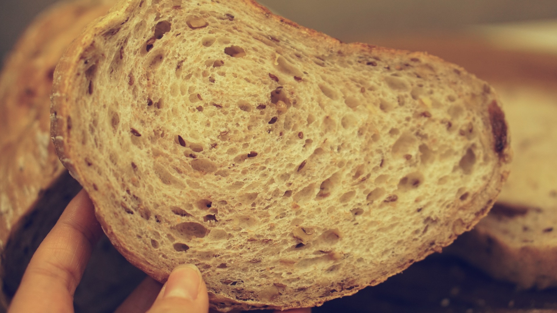 【波兰酵种】亚麻籽全麦面包～的做法