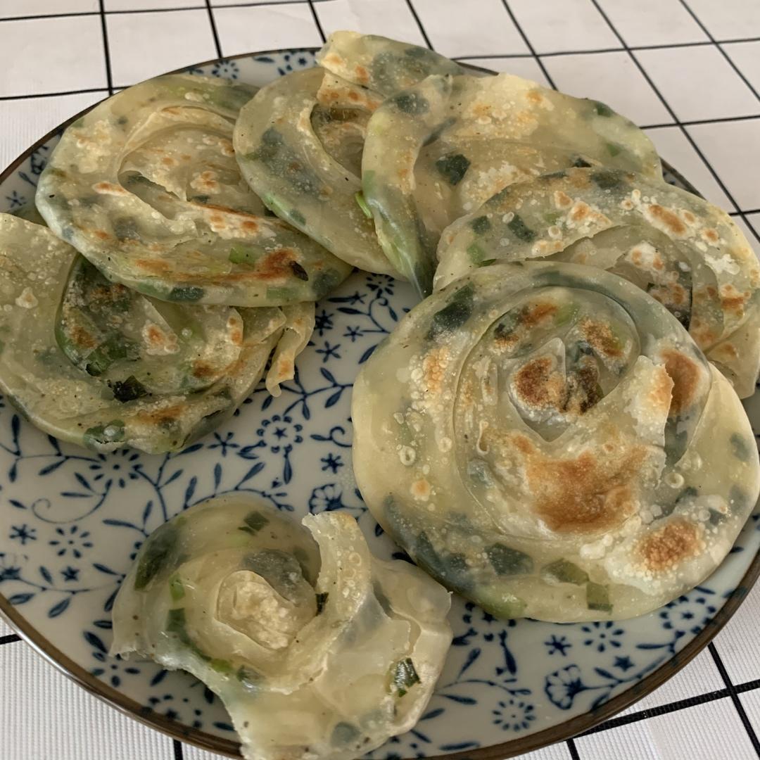 饺子皮葱油饼
