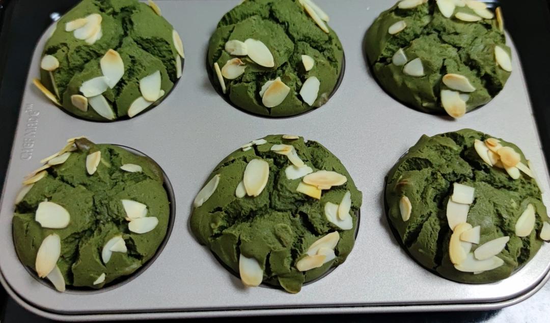 【夏·午茶】抹茶红豆马芬