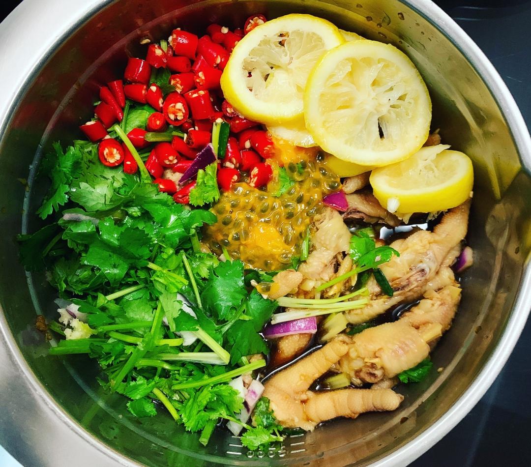 抖音网红百香果柠檬凤爪