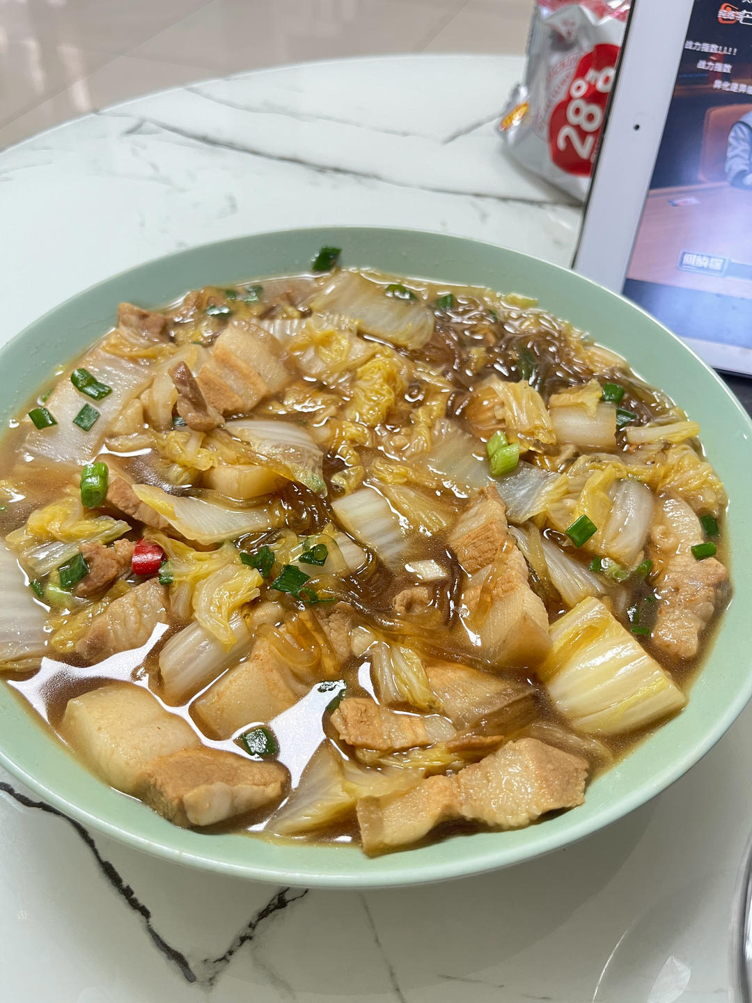 猪肉白菜炖粉条