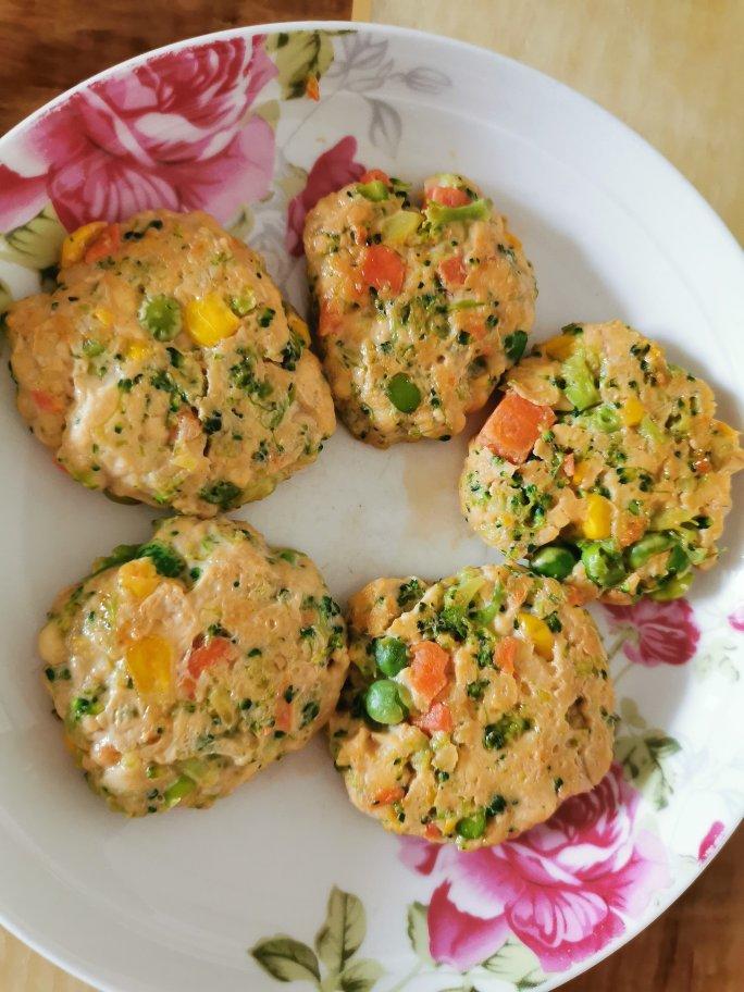 减肥餐低脂鸡胸肉饼