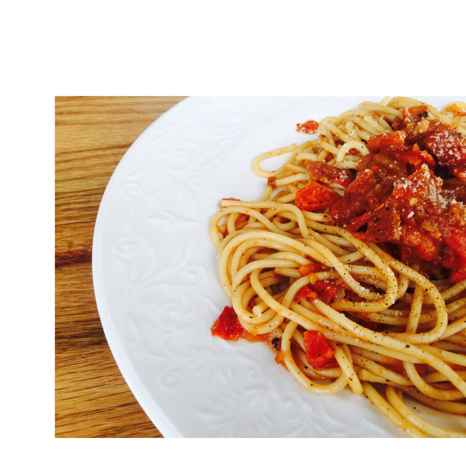 培根番茄意大利面