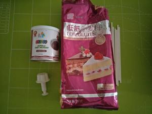 粉粉的棒棒糖馒头（美玫低筋粉菜谱）的做法 步骤1