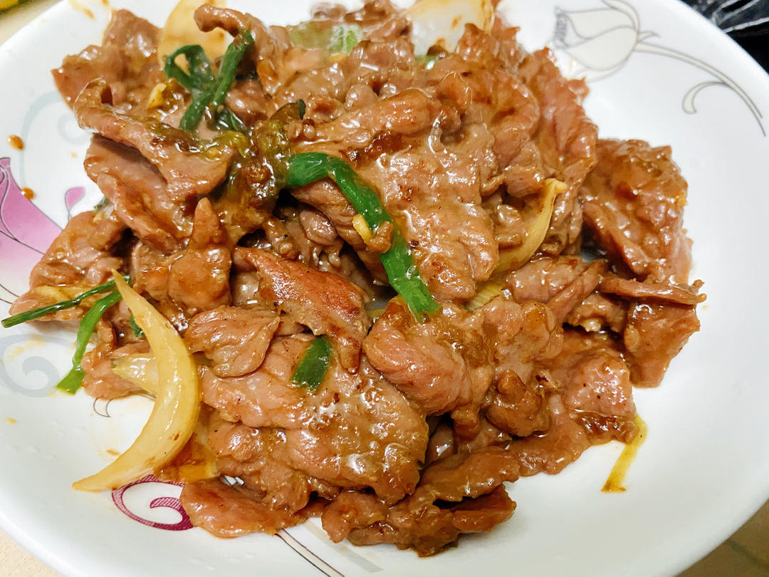 姜葱炒牛肉