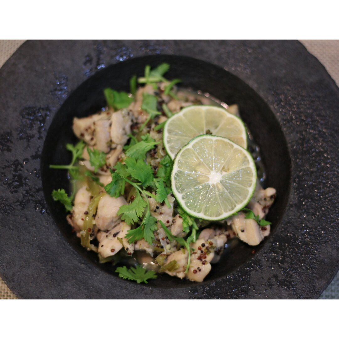 【健康三餐】青柠香菜鸡胸藜麦饭