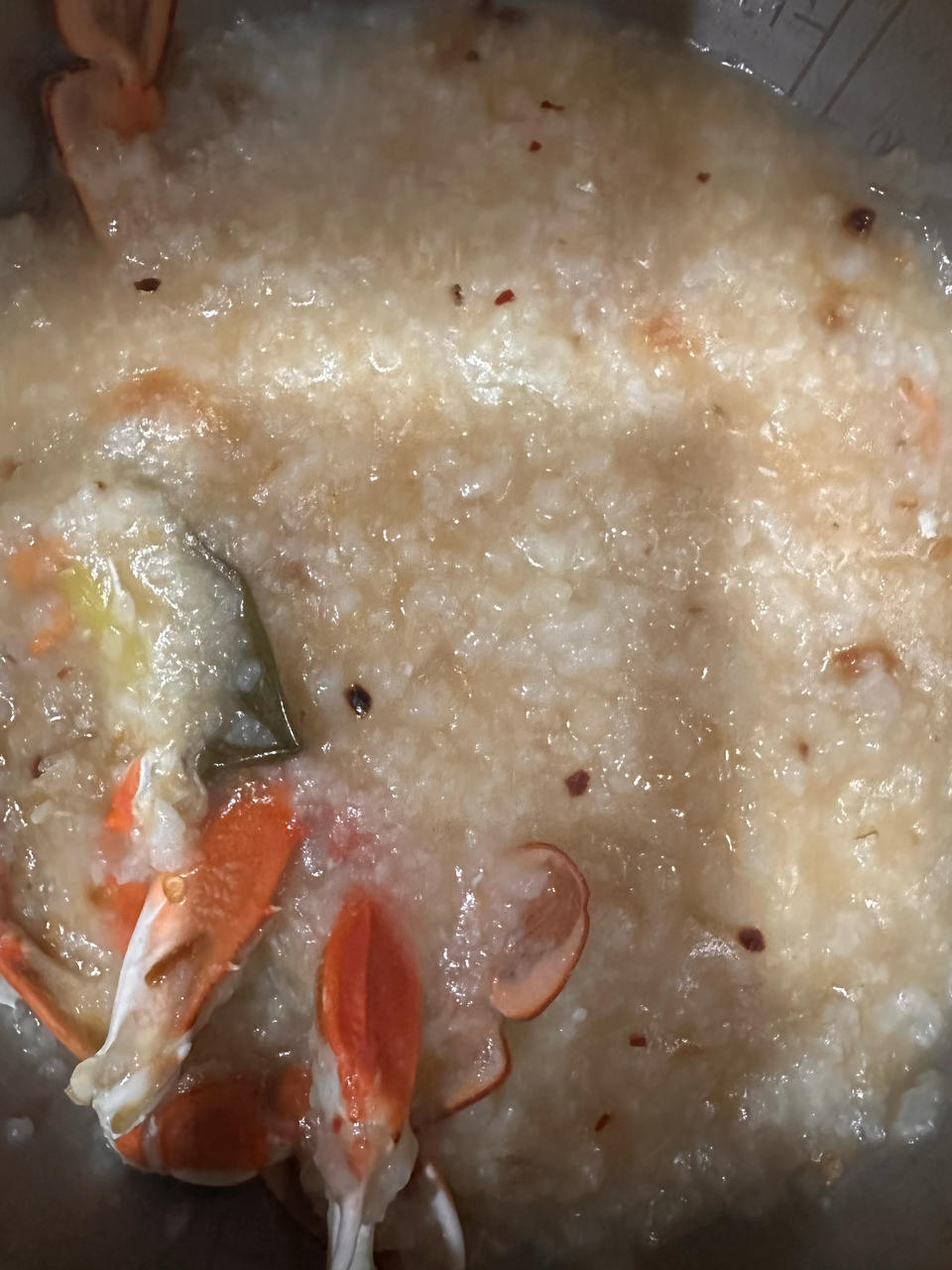梭子蟹砂锅粥