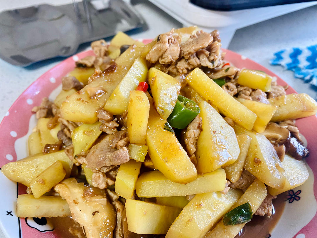 ㊙️香菇土豆肉沫拌饭❗️比外卖还好吃
