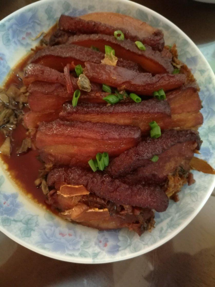 简单易行的梅干菜扣肉