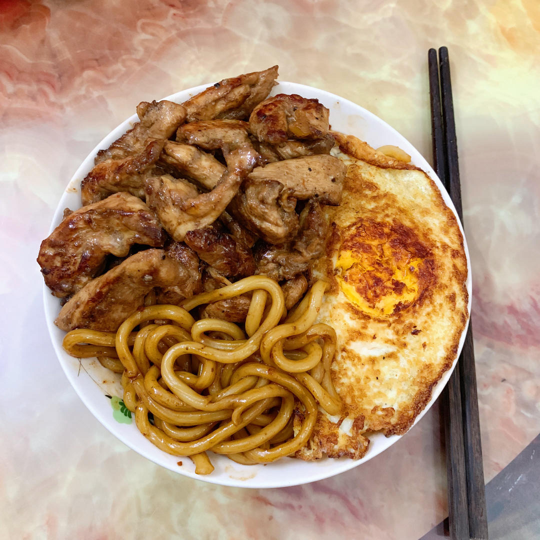 🔥爆好吃的黑椒虾仁炒乌冬面㊙️吃一口就沦陷❗️