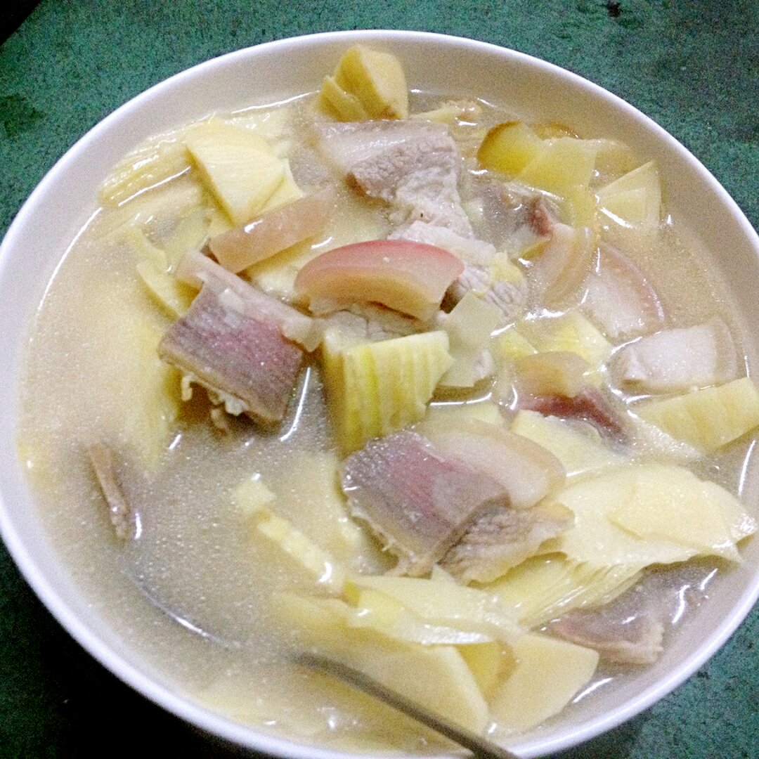 咸肉烧笋