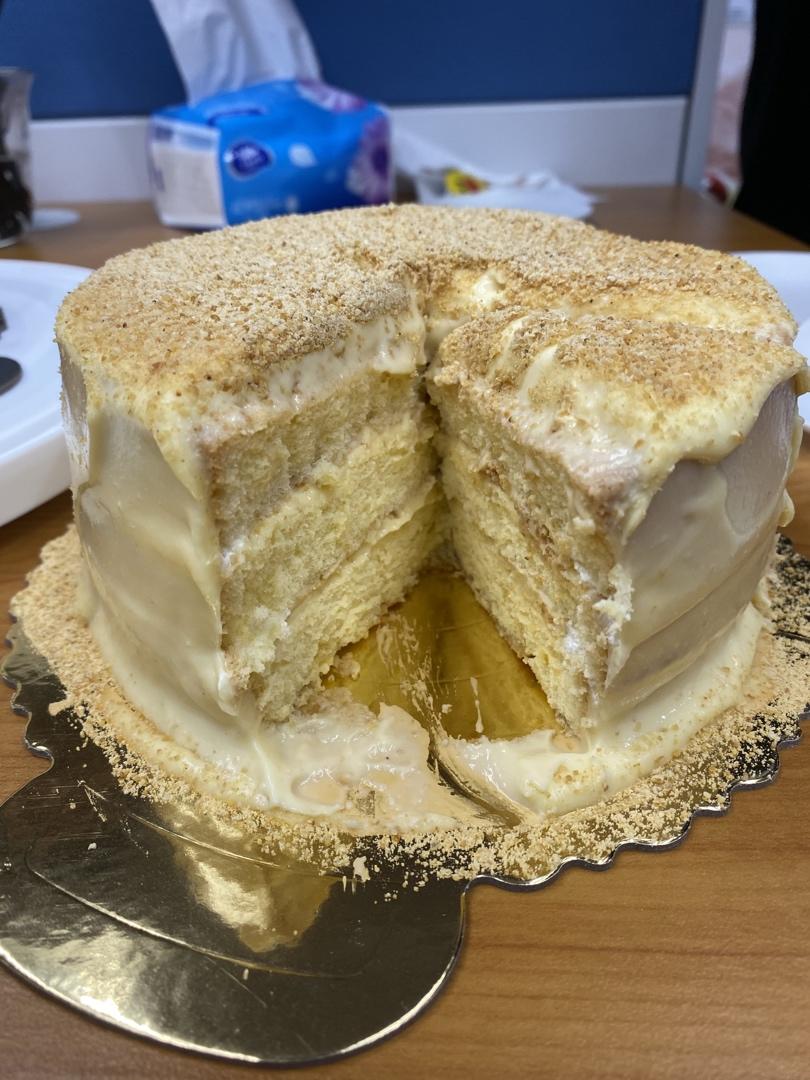 豆乳爆浆戚风蛋糕（6寸）