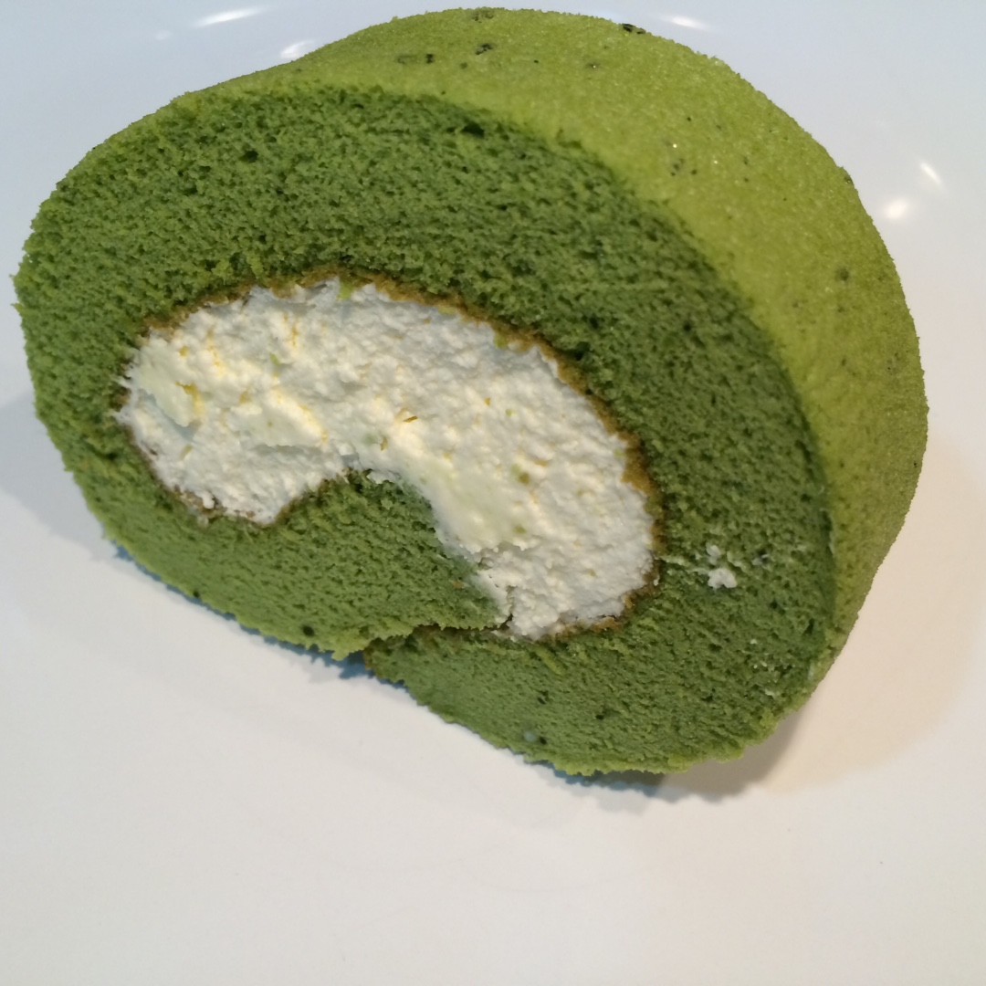 抹茶红豆蛋糕卷