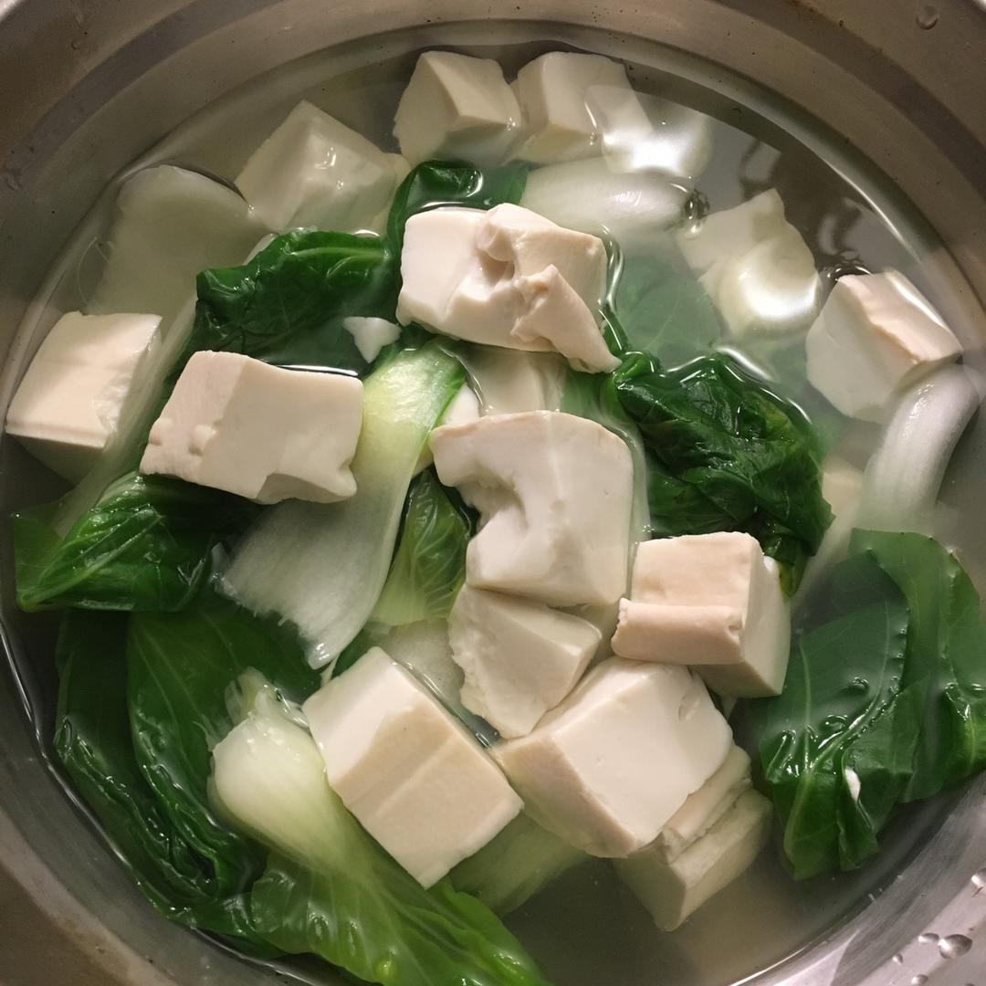 青菜豆腐汤
