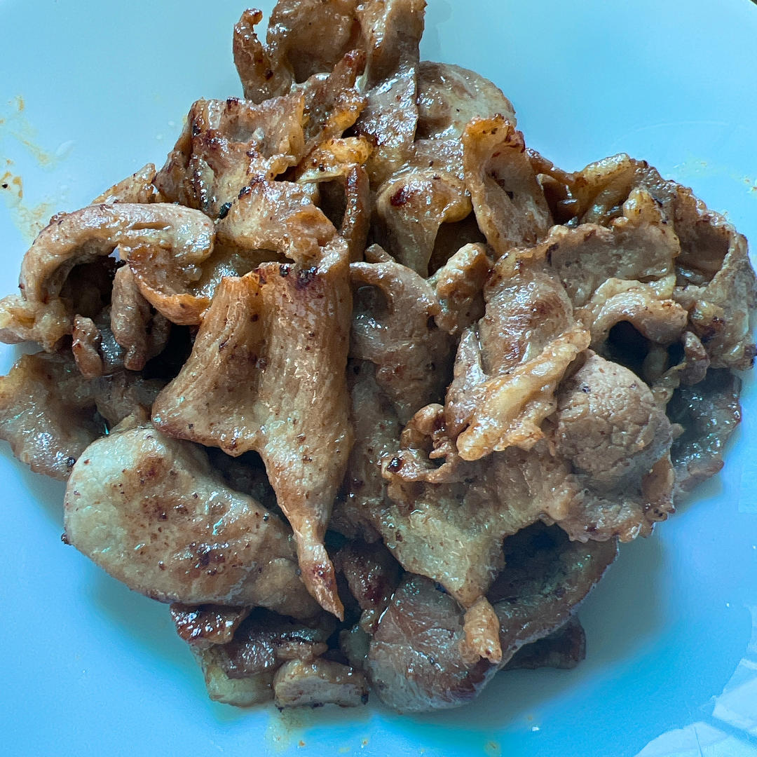 快手煎梅头肉片