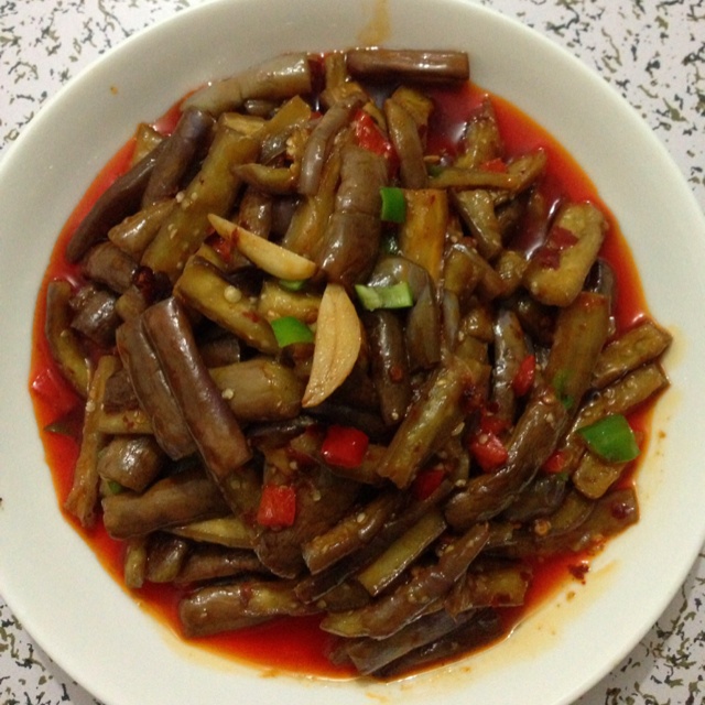 红烧肉沫茄子
