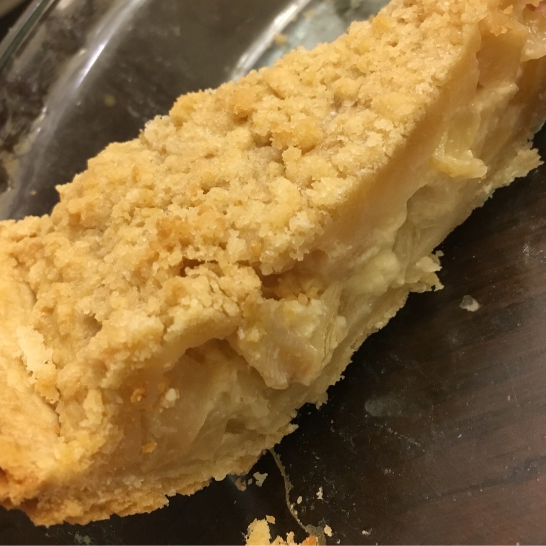 鲜奶油蜜桃派
