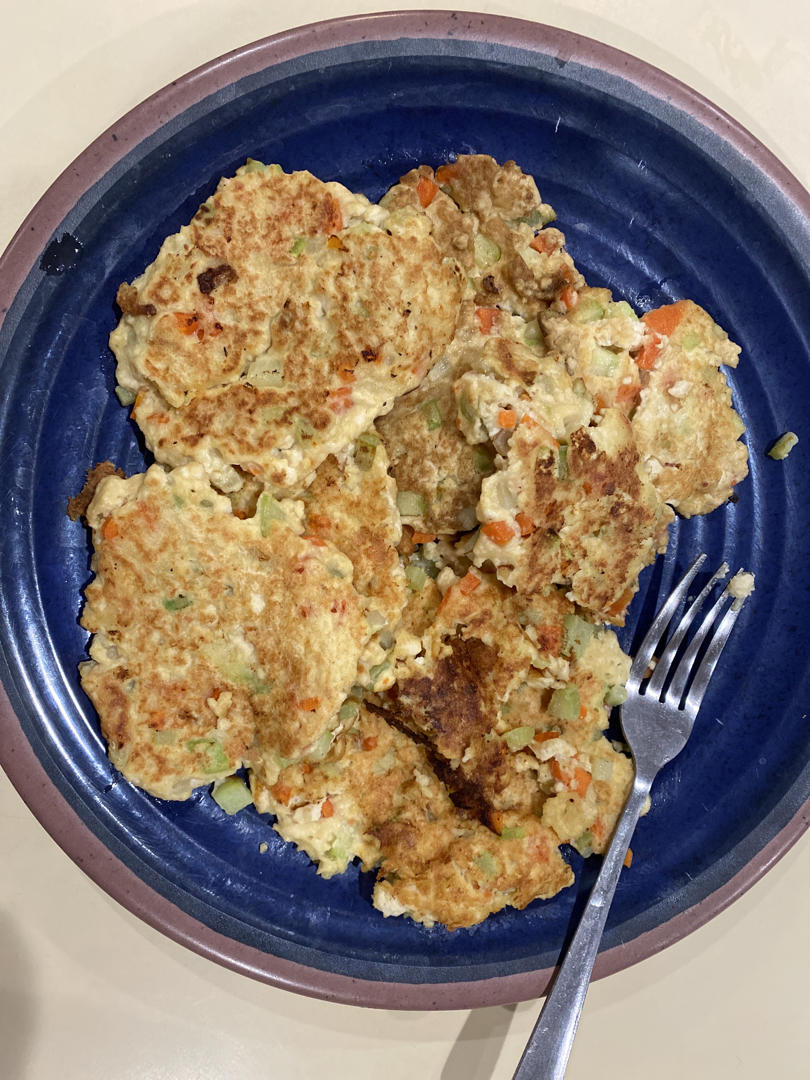 豆腐蔬菜饼（低脂低卡健康减肥餐）