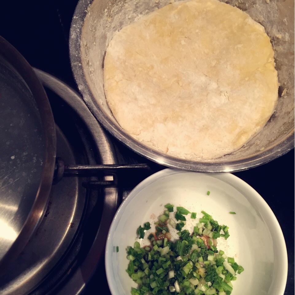 自制葱油饼