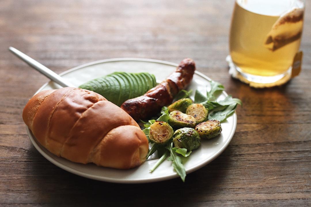 【素】风味烤孢子甘蓝（迷你包心菜）