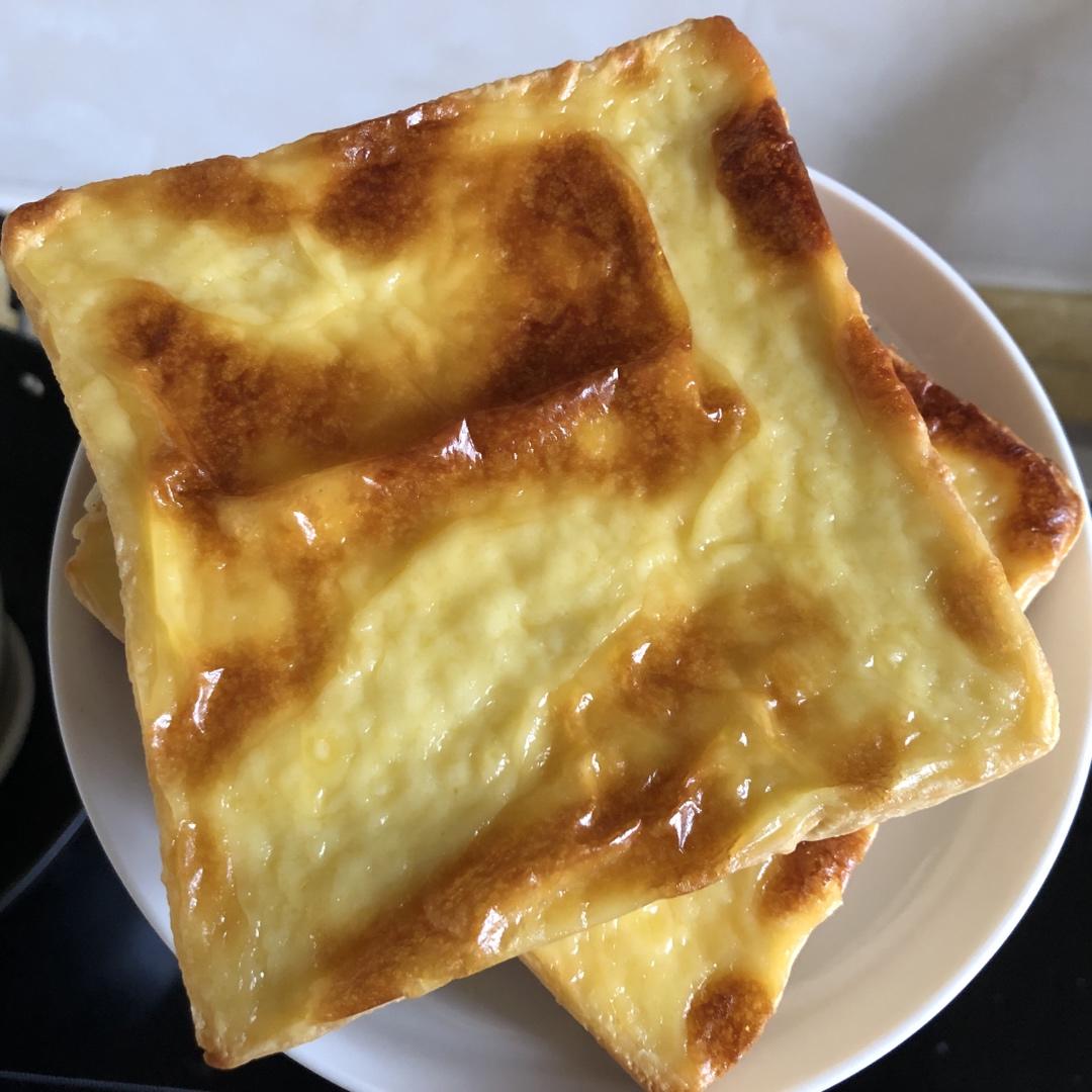 零失败快手岩烧乳酪(熔岩吐司)十分钟网红早餐，好吃哭