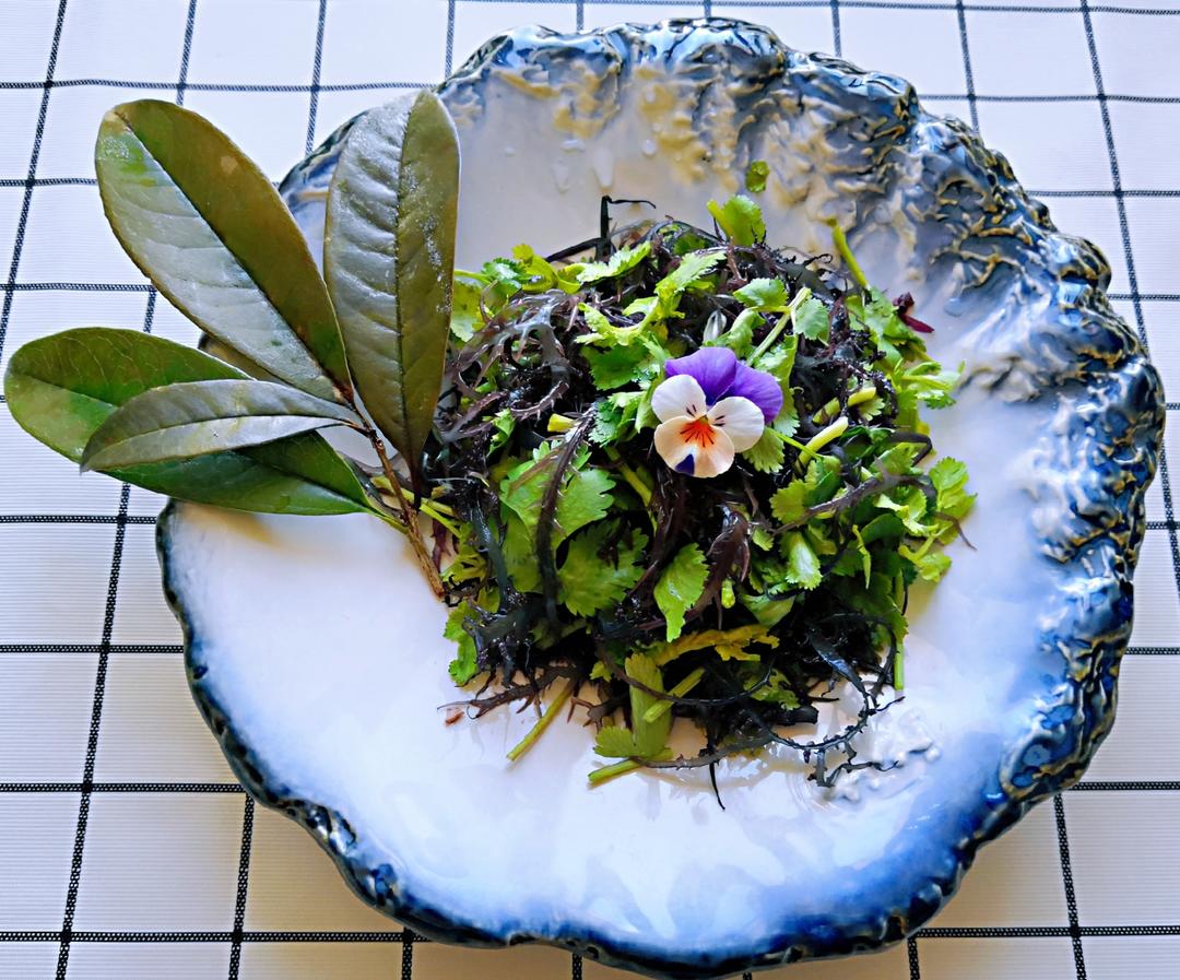 【凉拌南极冰藻的做法步骤图,怎么做好吃】李浆果_下厨房