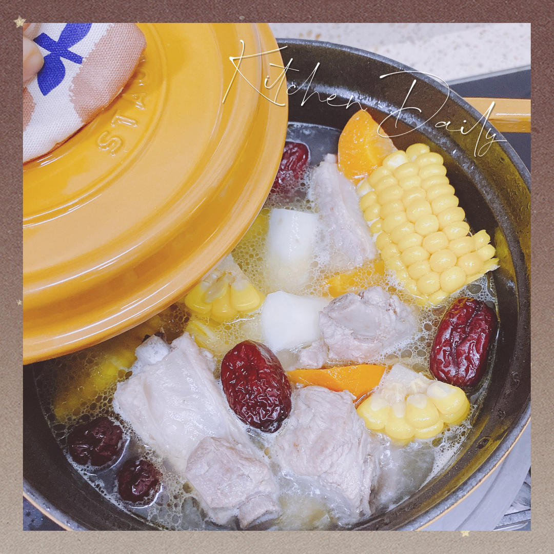 连吃三碗的玉米山药排骨汤
