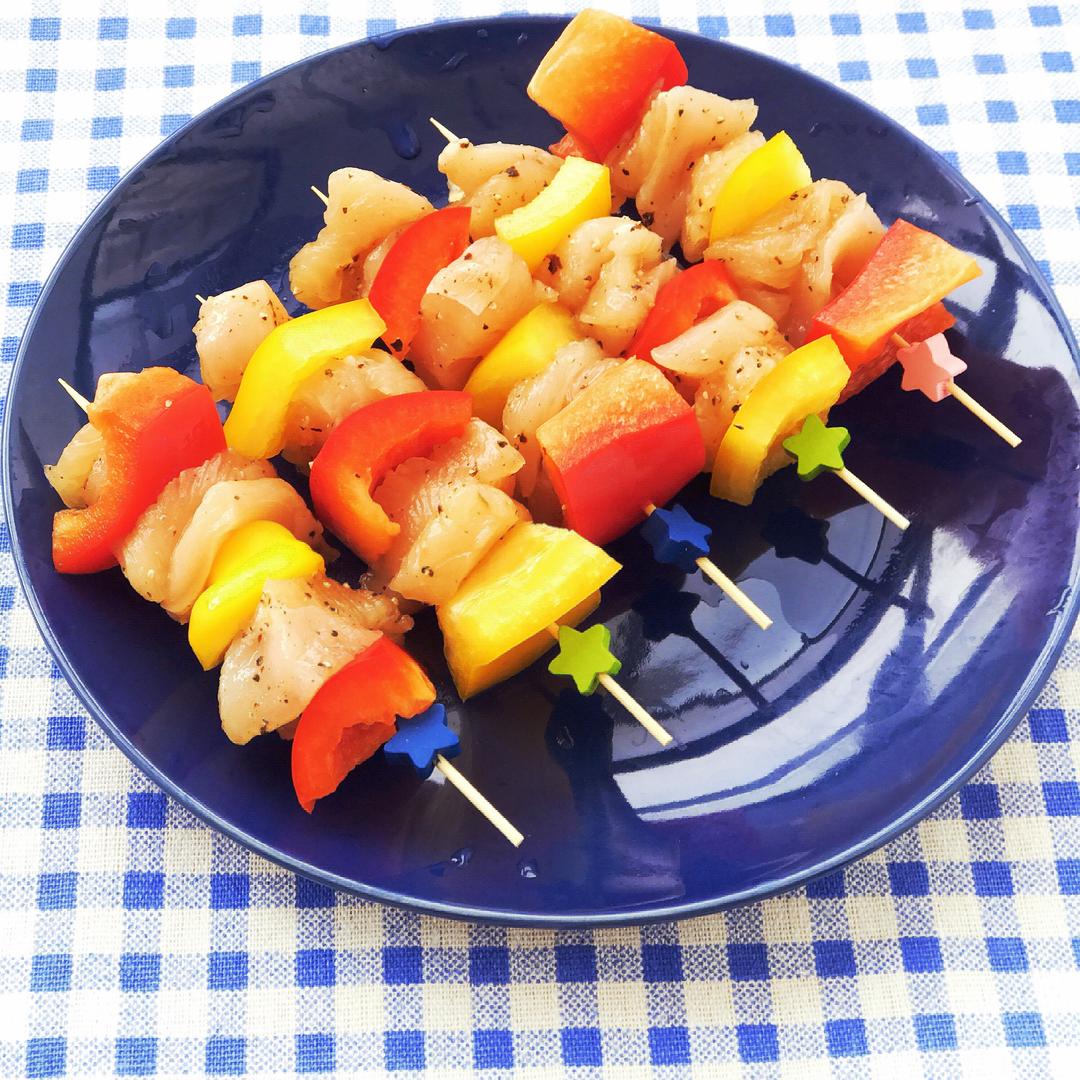 快手高颜值烤鸡胸肉串（减脂增肌食谱新花样，便当宝宝福利）