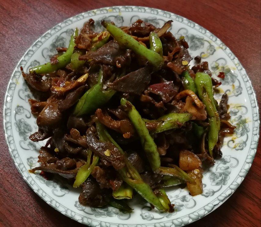 爆炒鸭胗