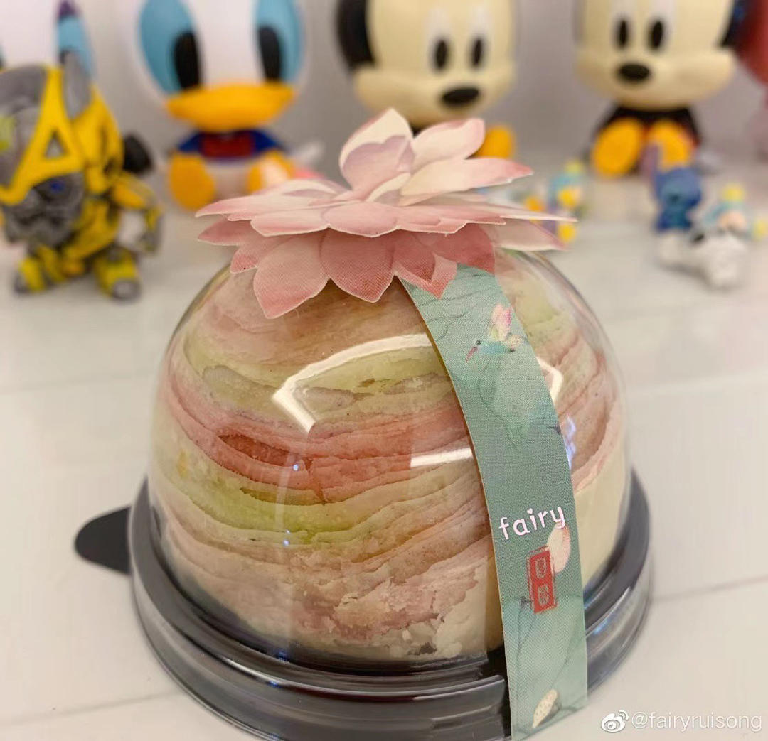 彩虹渐变蛋黄酥（无需揉出膜）