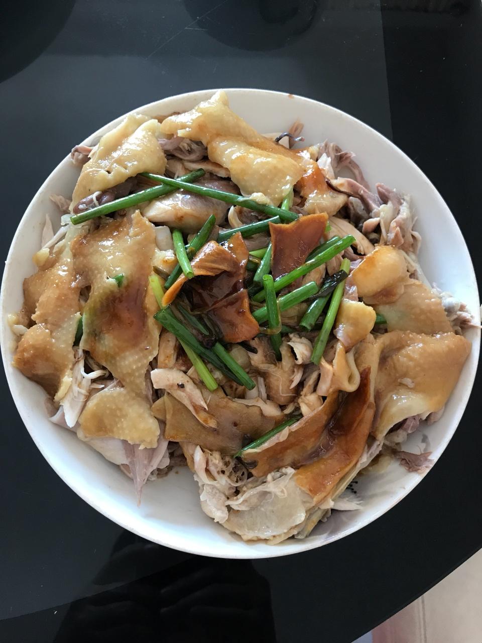 电饭锅简易版：盐焗手撕鸡