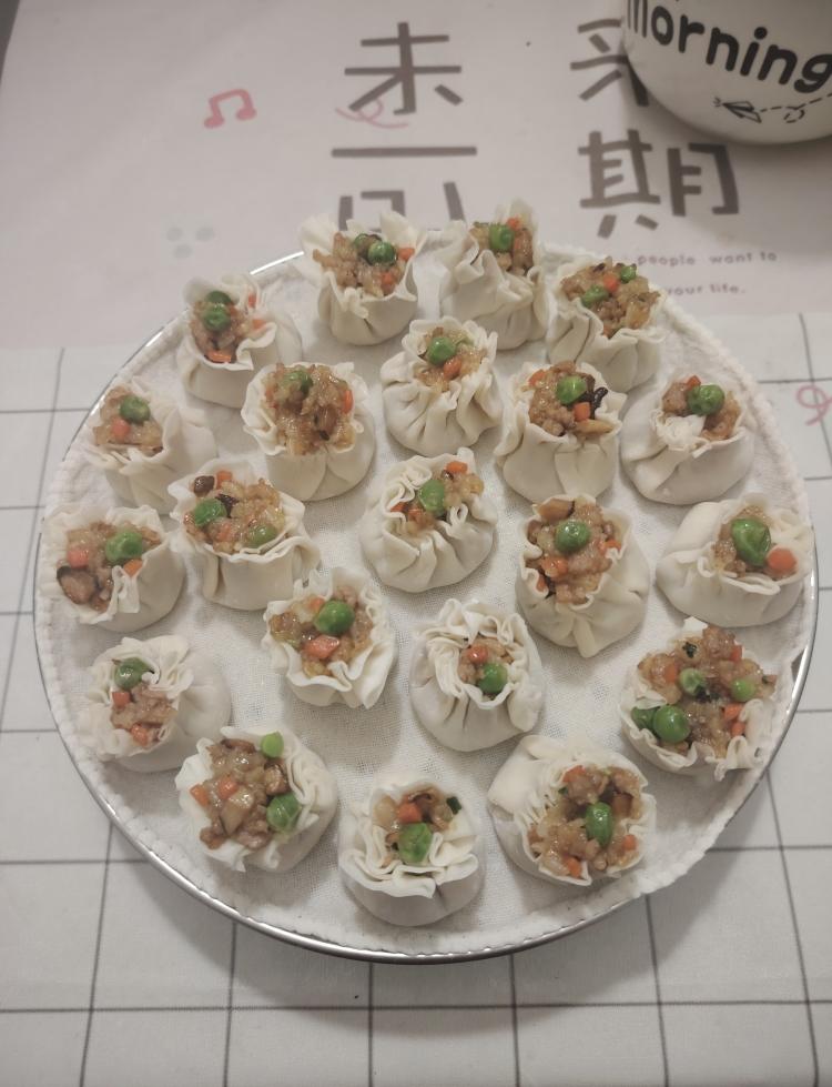 迷你烧麦（饺子皮版）