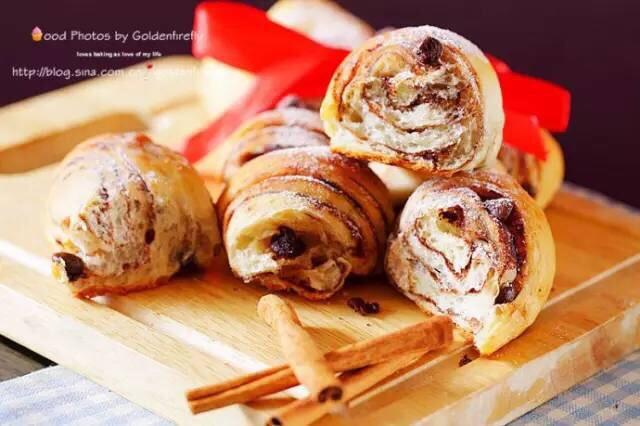 巧克力肉桂软面包的做法