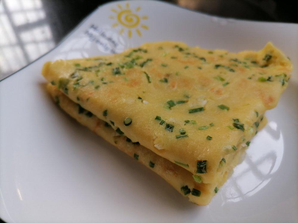 快速早餐鸡蛋葱花饼