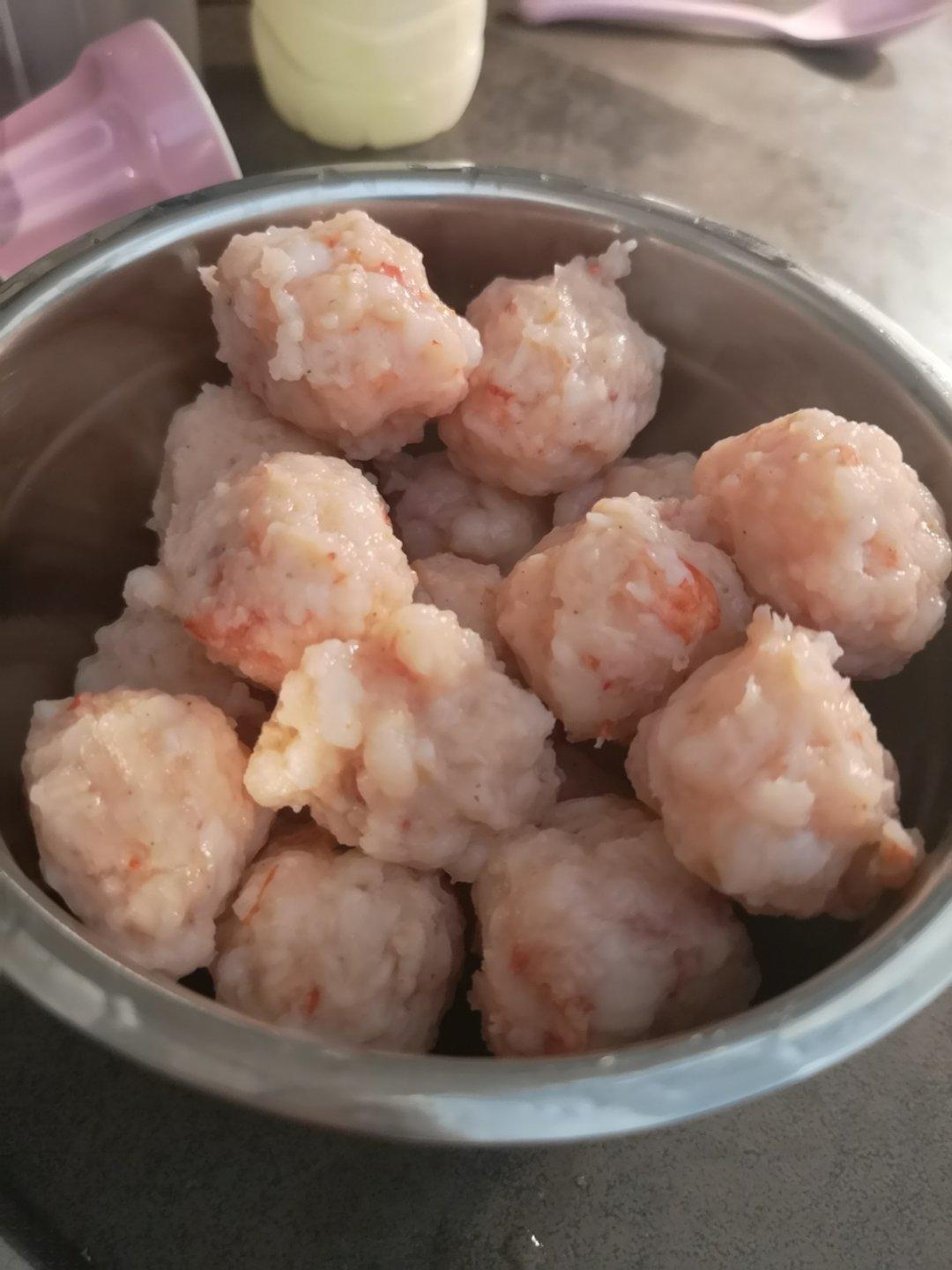 不加粉的Q弹虾滑