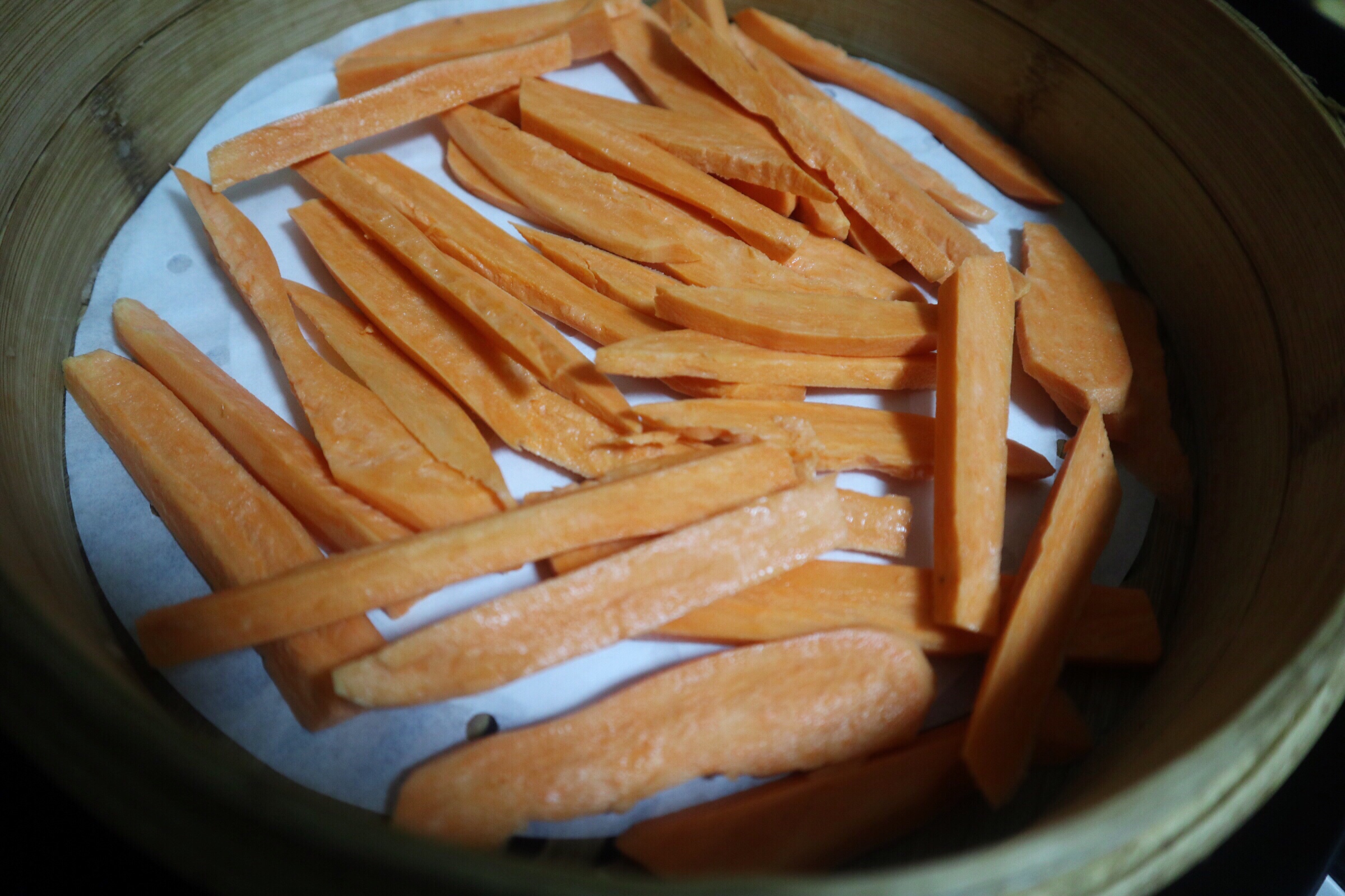 烤箱版红薯条🍠的做法 步骤3