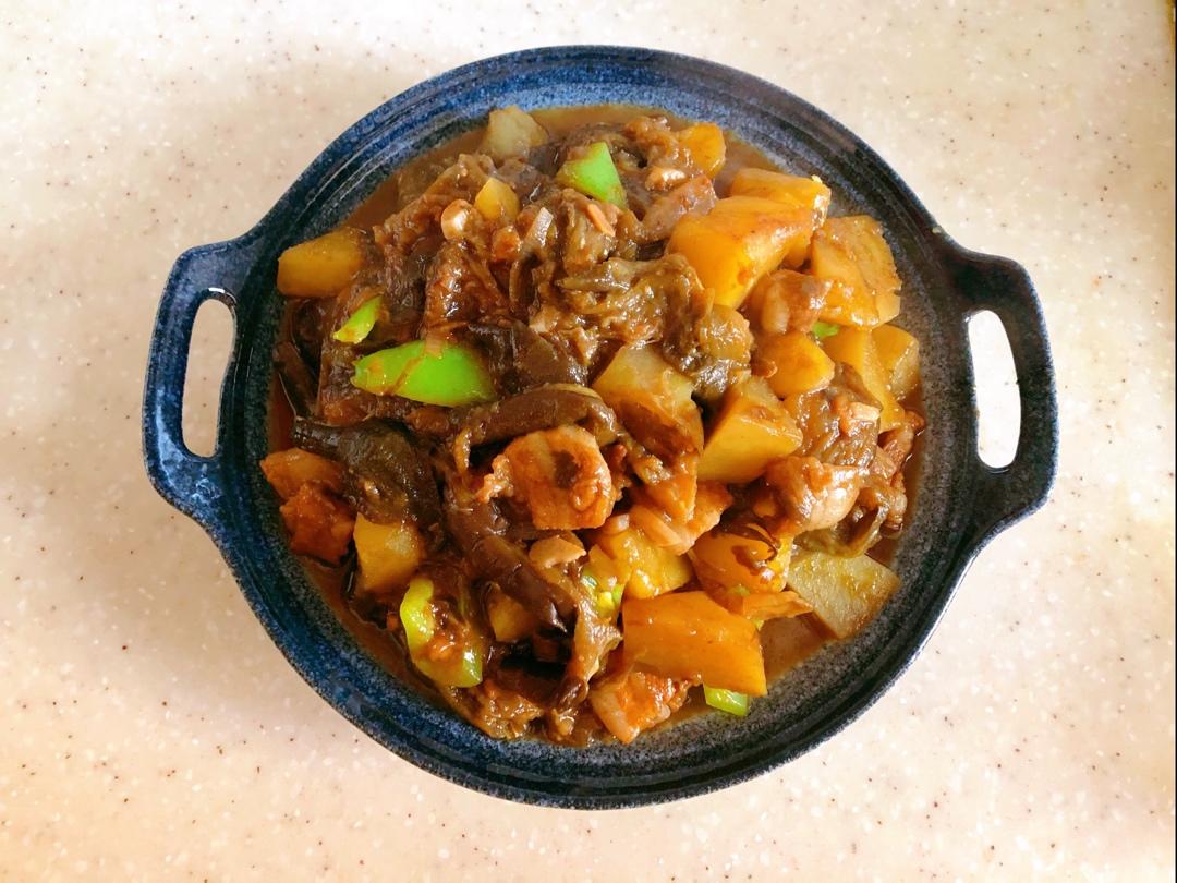 土豆炖茄子