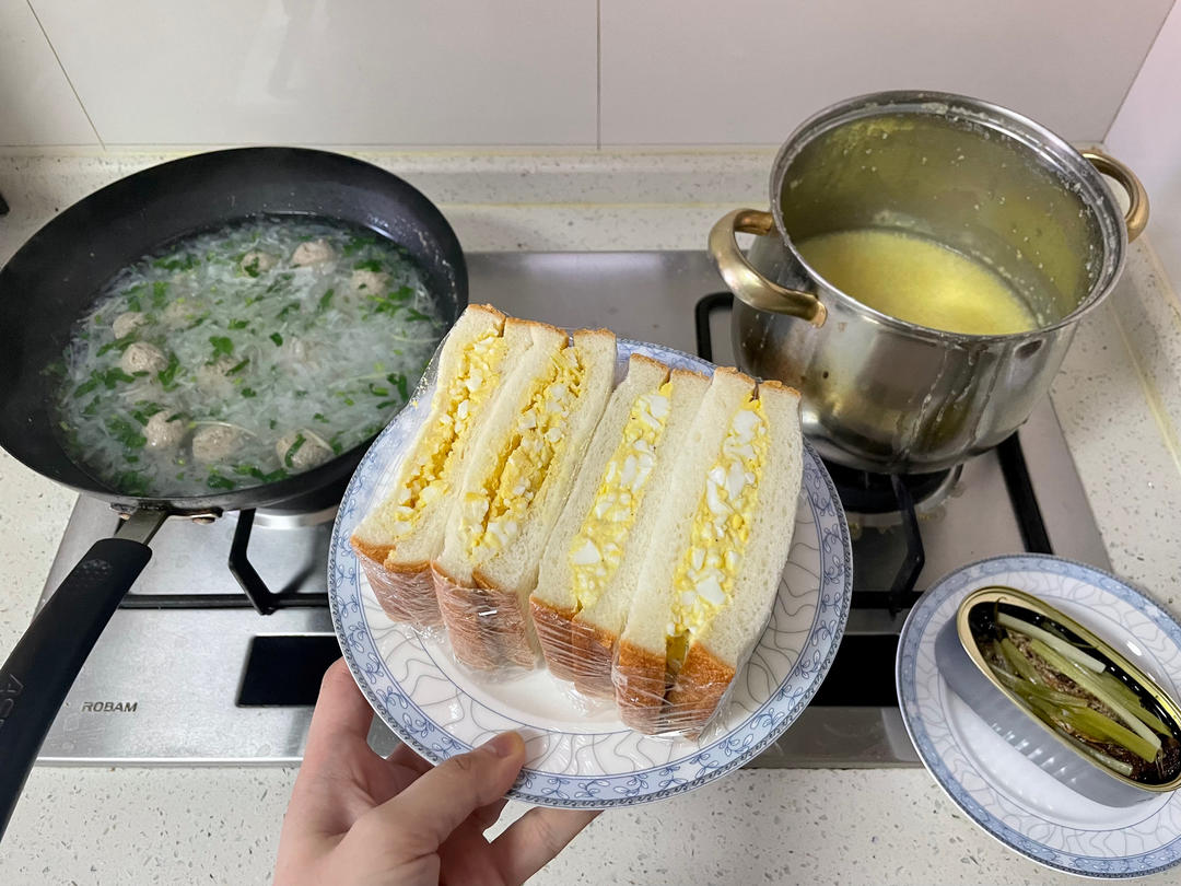 日本711同款鸡蛋三明治，好吃好吃
