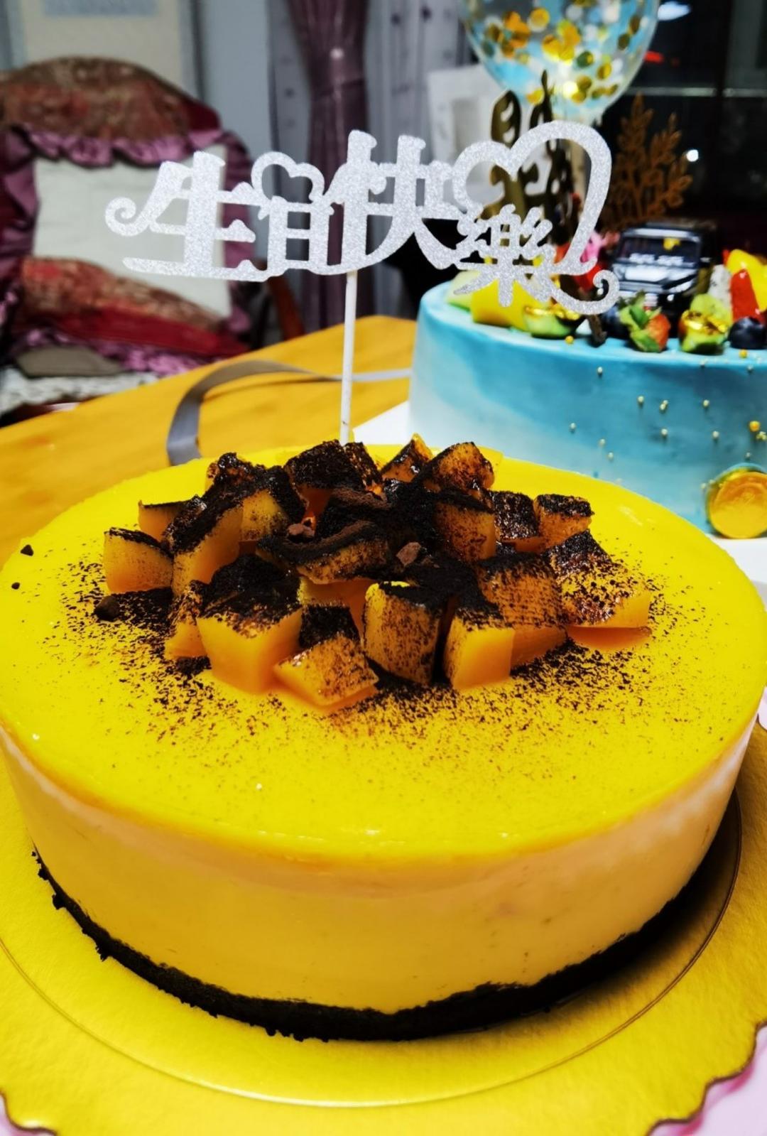 【视频】芒果慕斯（6寸） | 含镜面果胶配方